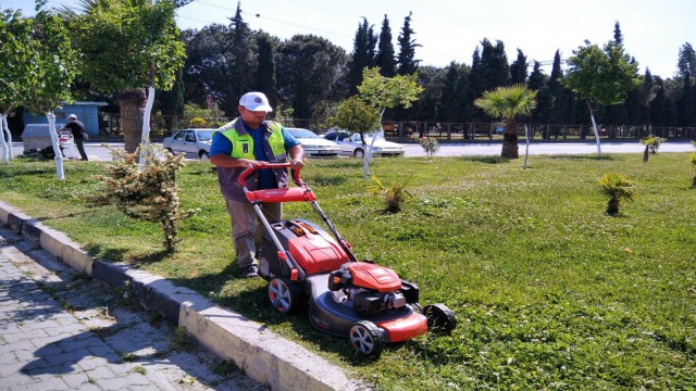 Somanın park ve bahçelerinde hummalı çalışma