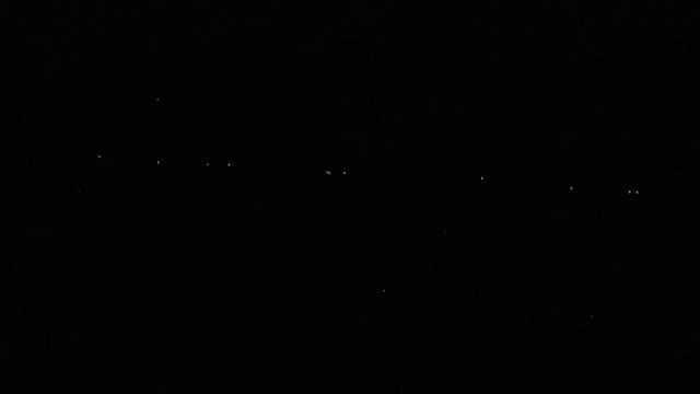 Starlink uyduları Sivas semalarında görüntülendi