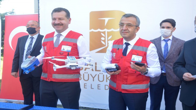 Su faturaları drone ile kesildi
