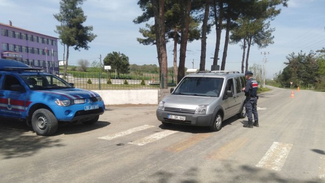 Tam kapanmada jandarmadan sıkı denetim