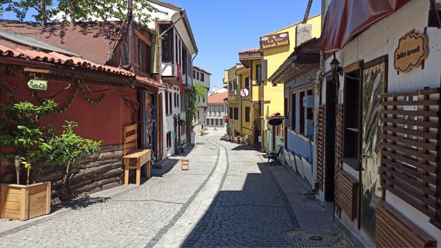 Tarihi Odunpazarı bu bayram da sessiz