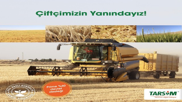 TARSİM: Çiftçimizin yanındayız