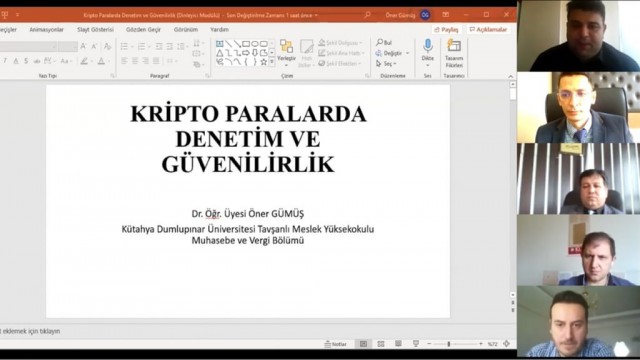 Tavşanlı MYOda “Kripto Paralarda Denetim Güvenilirlik” konulu söyleşi