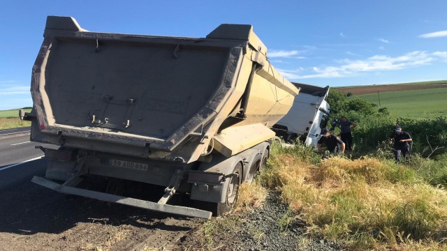 Tekirdağda tır kazası