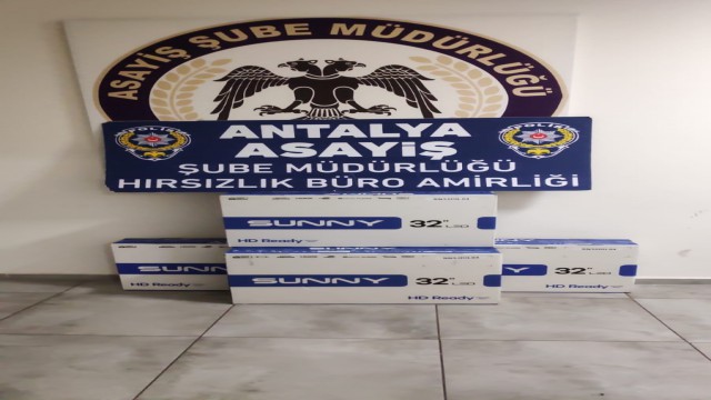 Televizyon hırsızları tutuklandı
