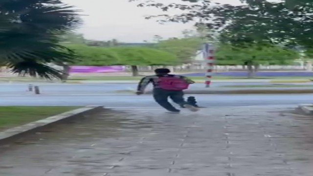 Topallayarak dilendi, koşarak kaçtı