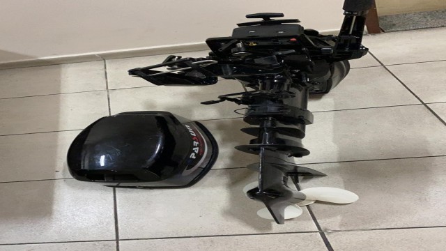 Trabzonda tekne motorlarını çalan yabancı uyruklu şahıs bu kez yakayı ele verdi