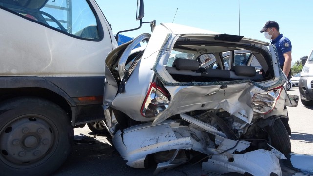 Trabzonda trafik kazası 4 yaralı