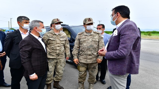 Tüfenkci ve Çınardan Jandarma ziyareti