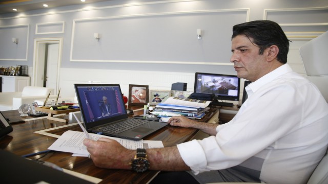 Turgay Genç, Kılıçdaroğlu ile video konferans toplantısına katıldı