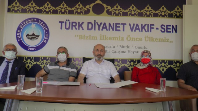 Türk Diyanet Vakıf-Sen ve Yesevi Yardım Hareketinden Filistine yardım protokolü