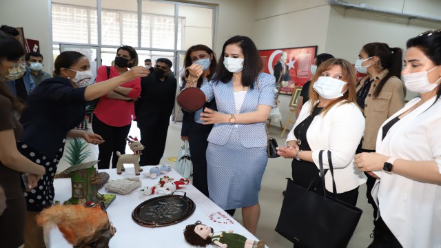 Vali Akbıyıkın eşinden SOGEP ve HEMe ziyaret