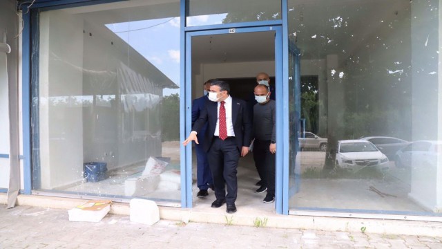 Vali Atay çalışmaları yerinde inceledi