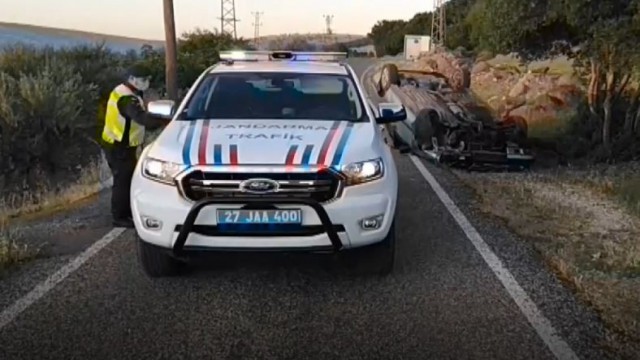 Yavuzelinde trafik kazası: 1 yaralı