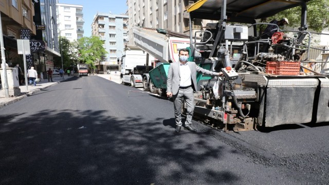 Yenişehirde 50 bin ton asfaltlama çalışması için start verildi
