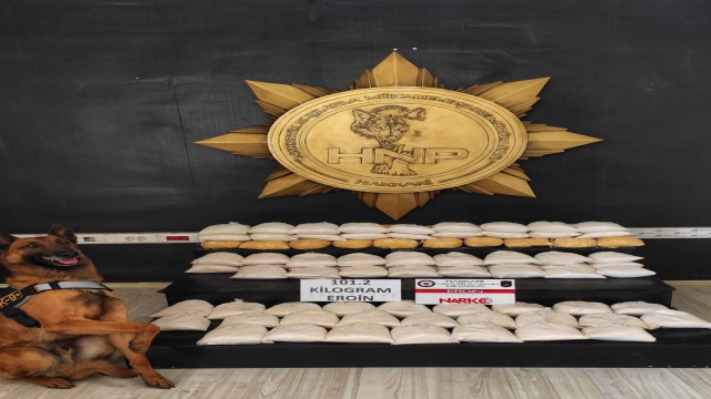 Yüksekovada 101 kilo eroin ele geçirildi