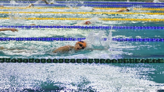 Yüzme yarışları tamamlandı