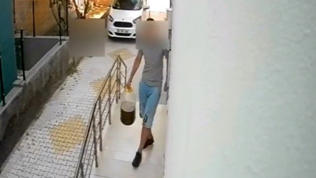 Zeytinyağı hırsızı yakalandı