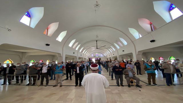 Zonguldakta Filistinde hayatını kaybedenler için gıyabi cenaze namazı
