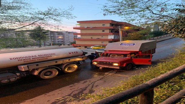 Zonguldakta trafik kazası: 3 yaralı