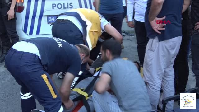 Polis Aracı İle Otomobil Kafa Kafaya Çarpıştı: 2'si polis, 3 yaralı