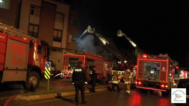 Sancaktepe'de Yangın