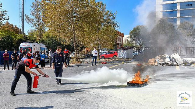 Esenyurt'ta Yangın Tatbikatı