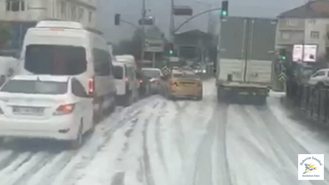 İstanbul Tuzla'da şaşırtan görüntü
