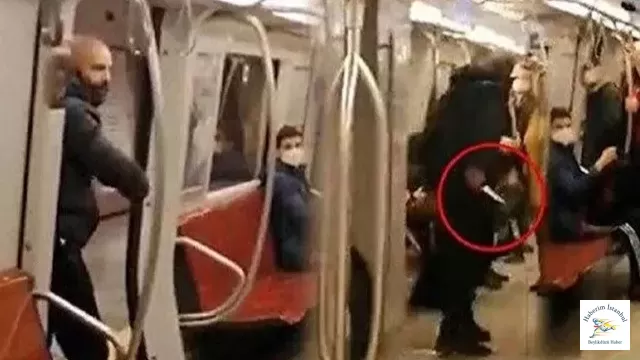 Bıçaklı saldırgan tahliye edildi