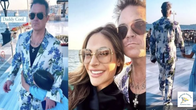 İngiliz Şarkıcı Robbie Williams Ailesi ile İstanbul'da