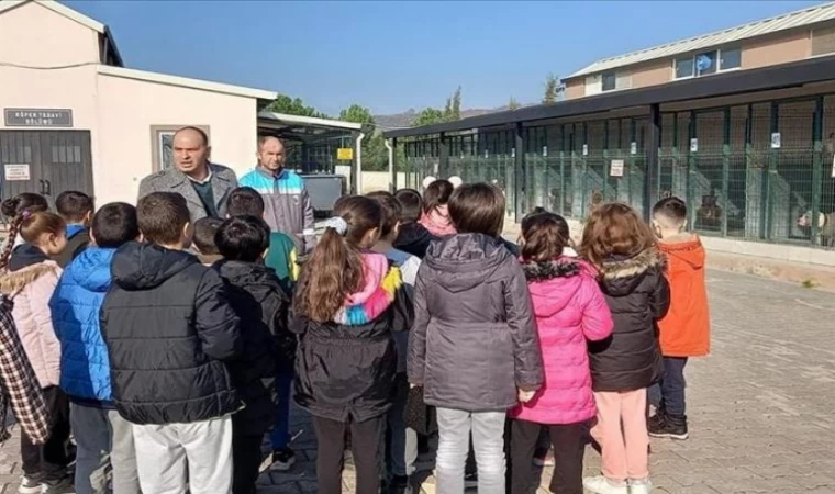 Bursa İnegöl’de çocuklar hayvan sevgisiyle yetişiyor