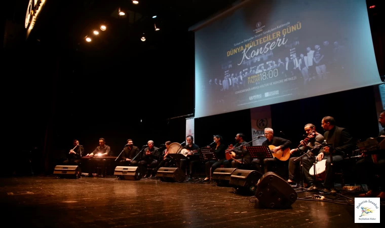 İstanbul'da, "Dünya Mülteciler Günü" konseri gerçekleştirildi