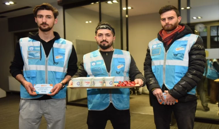 Bursa Yıldırım’da derse ’salep’ molası