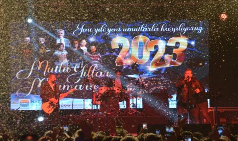 Gece Yolcuları Marmaris’e kar yağdırdı!