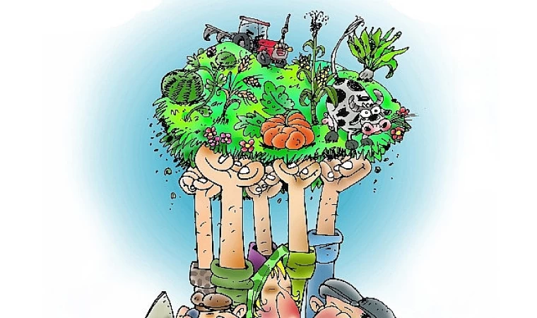 ”Köylünün Örgütlü Gücü Kooperatif” temalı 2. Ulusal Karikatür Yarışması için başvurular başladı