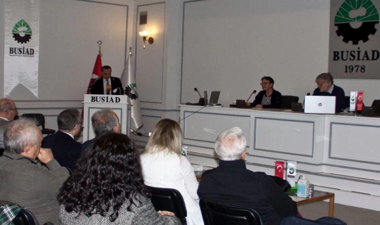 Prof. Dr. Örsan Öymen, BUSİAD’ın ’açık kapı’sına konuk oldu
