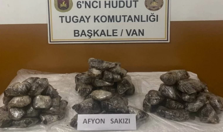 Van’da Hudut Birlikleri’nden uyuşturucu operasyonu
