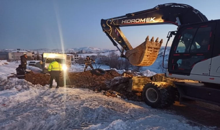 Afet bölgesinde altyapılar onarılıyor