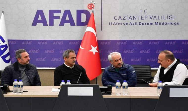Bakan Özer’den Gaziantep’te koordinasyon ziyareti