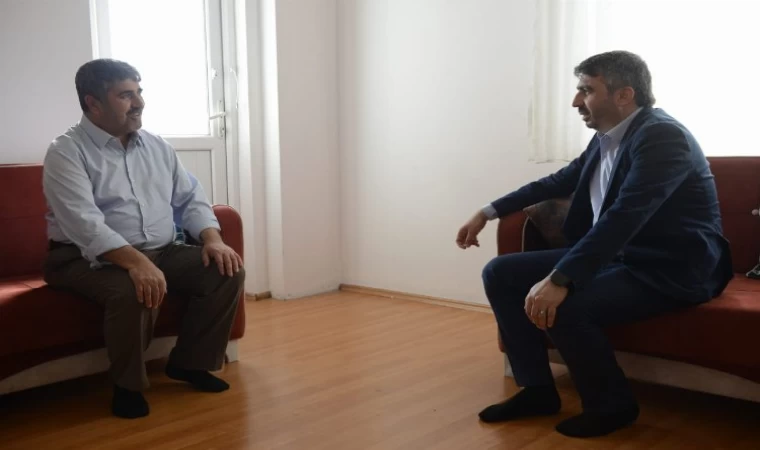 Başkan Yılmaz’dan Yıldırım’a yerleşen depremzedelere ziyaret