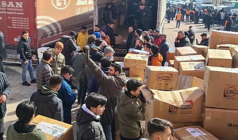 Çankaya’dan 53’Ü Tır 118 Araçlık İnsani Yardım