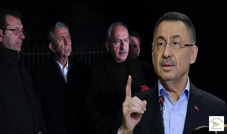 Cumhurbaşkanı Yardımcısı Fuat Oktay'dan CHP'ye: Siz kimsiniz ya?