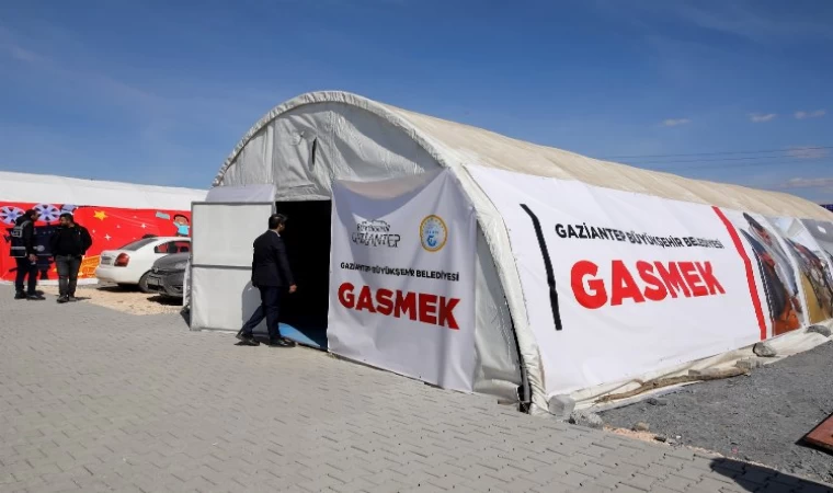 Gaziantep Nurdağı’nda aileler konteyner kente yerleştiriliyor