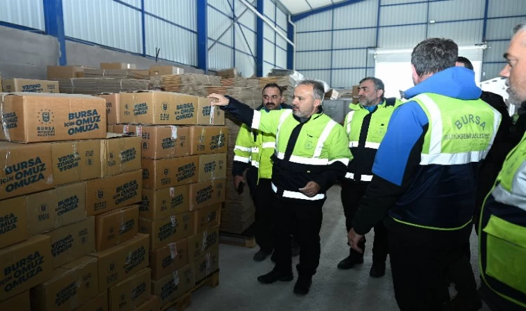 Hatay için Bursa canla başla çalışıyor