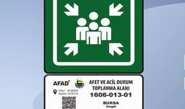 İnegöl’ün Acil Toplanma Alanları ’Afet Çantası’ uygulamasında