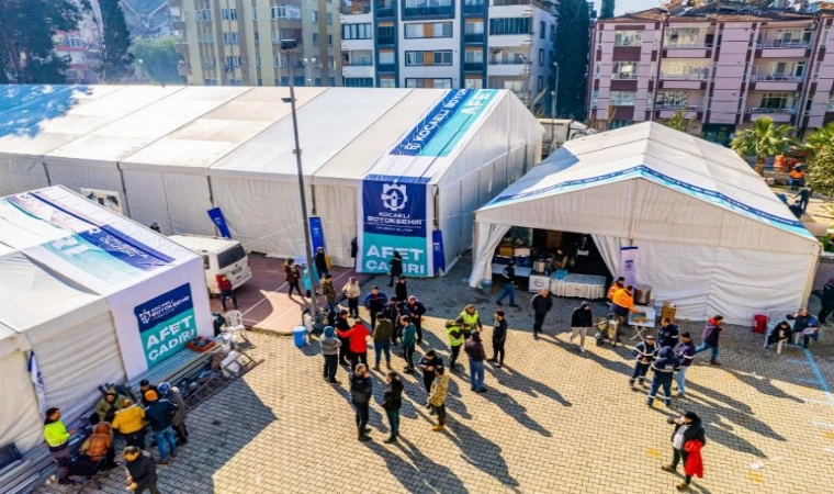 Kocaeli, Hatay Defne’ye çadır kent kuruyor