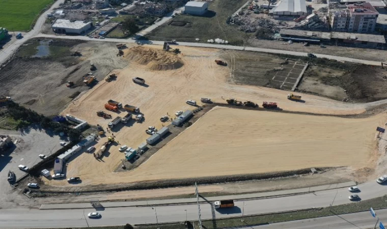Konya’nın Hatay’da kuracağı ’Konteyner Kent’ alanını inceledi