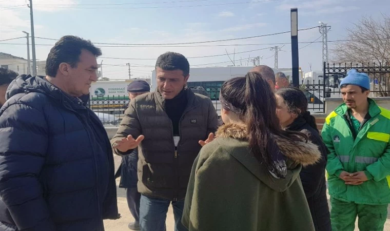 Osmangazi Belediye Başkanı Mustafa Dündar, deprem bölgesinde