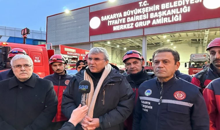 Sakarya ’seferberlik’ çağrısı ile ekiplerini yola çıkardı