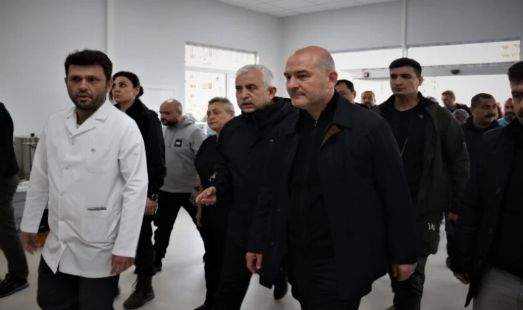 Bakan Soylu’dan Hatay’da Kocaeli’nin hastanesine inceleme